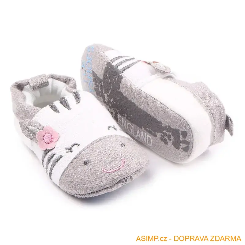 Dětské botičky (šedá - C) / A-004045 / DOPRAVA ZDARMA