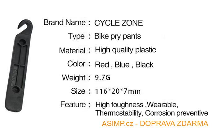 Cyklo pomůcka - páčidlo pro sundání pláště / A-001591