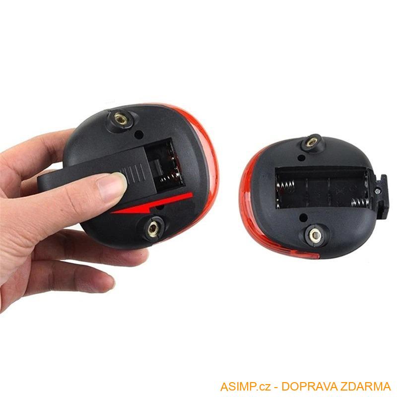 Zadní LED světlo na kolo / A-001115 / DOPRAVA ZDARMA