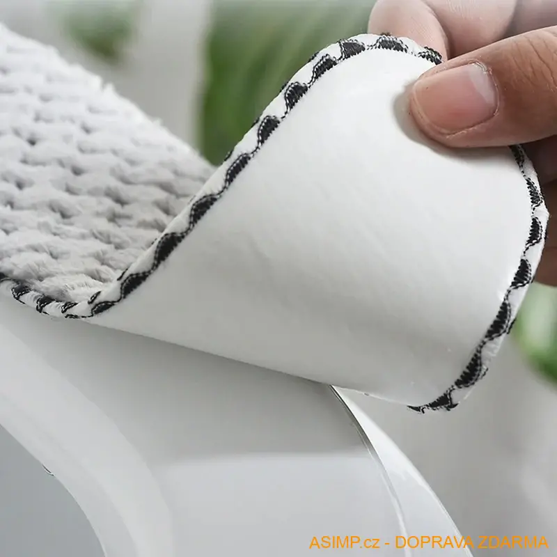 Omyvatelný potah na záchodové prkénko (barva hnědá) / A-000347 / DOPRAVA ZDARMA