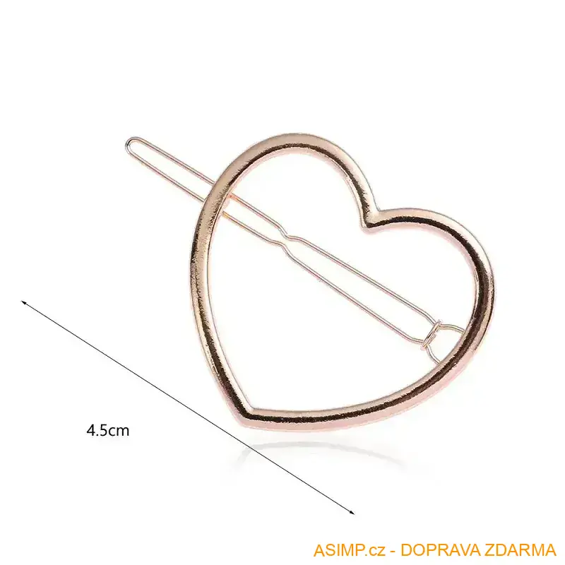 Módní sponka do vlasů (stříbrná - hvězda) / A-000007 / DOPRAVA ZDARMA