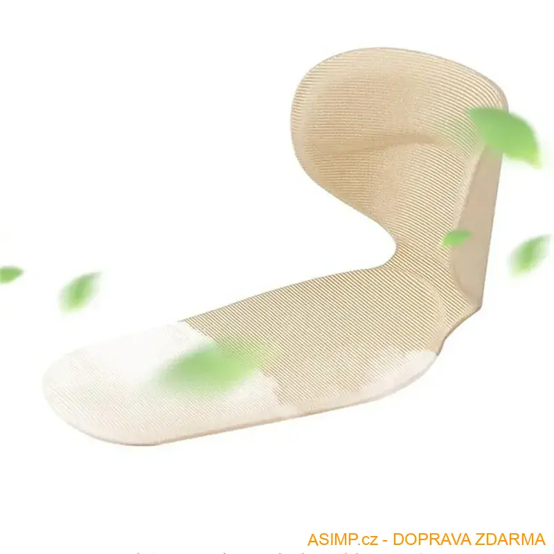 Pěnové patěnky do bot - tvar T (1 pár - černá) / A-000021 / DOPRAVA ZDARMA