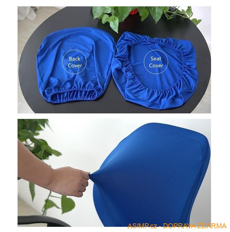 2dílný potah na kancelářskou židli (varianta - 1) / A-000402 / DOPRAVA ZDARMA