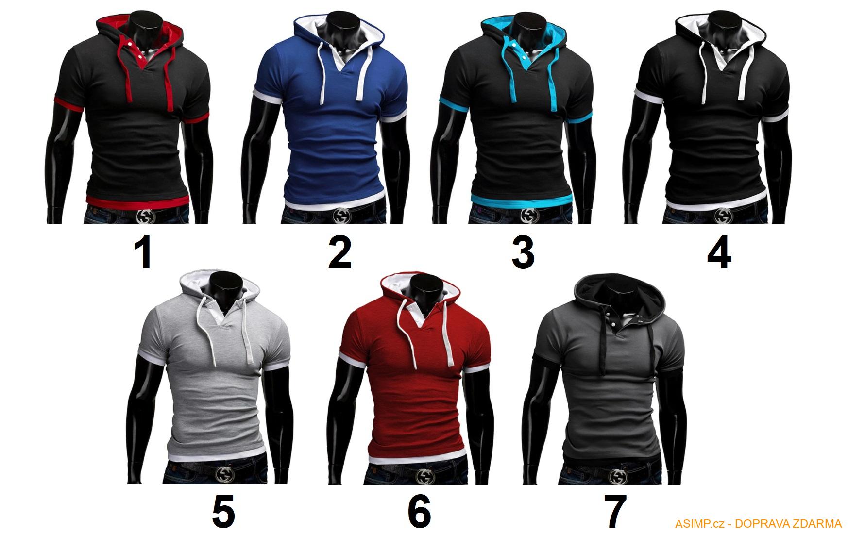 Pánské tričko s kapucí / A-000221