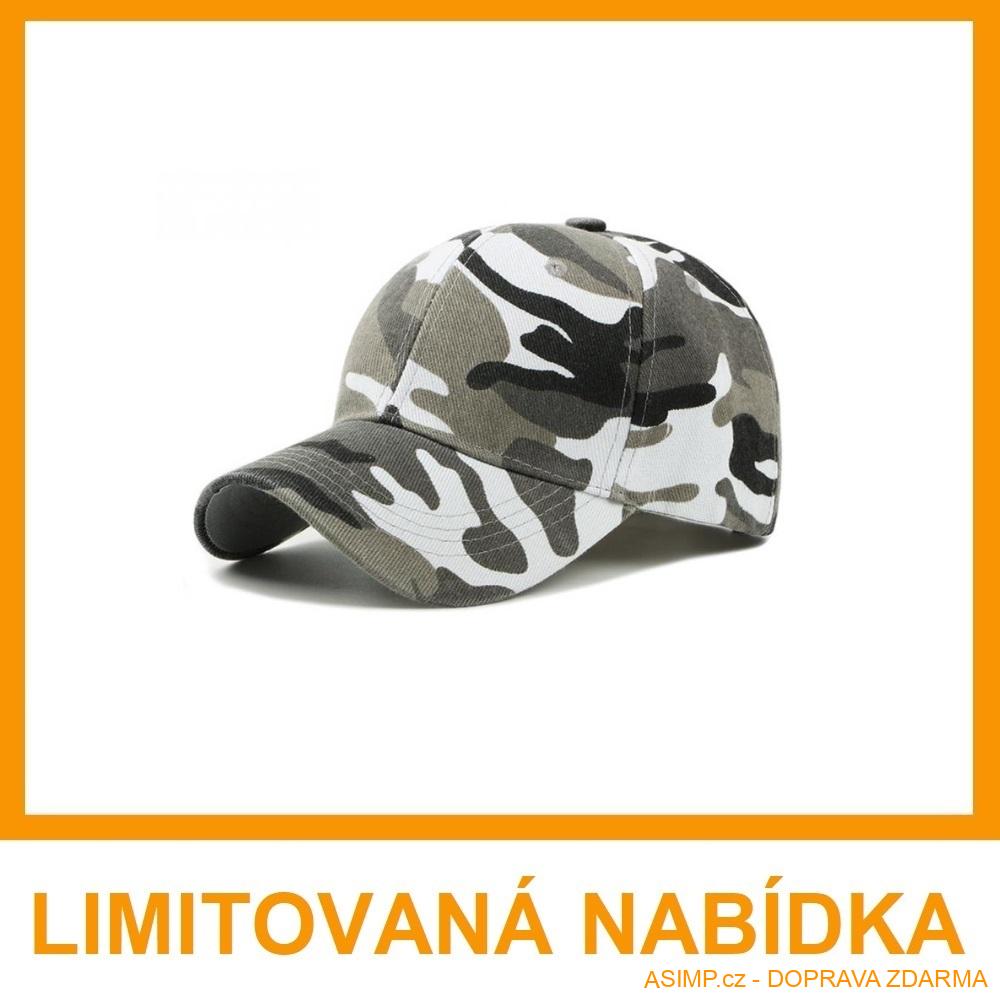 Unisex maskáčová kšiltovka