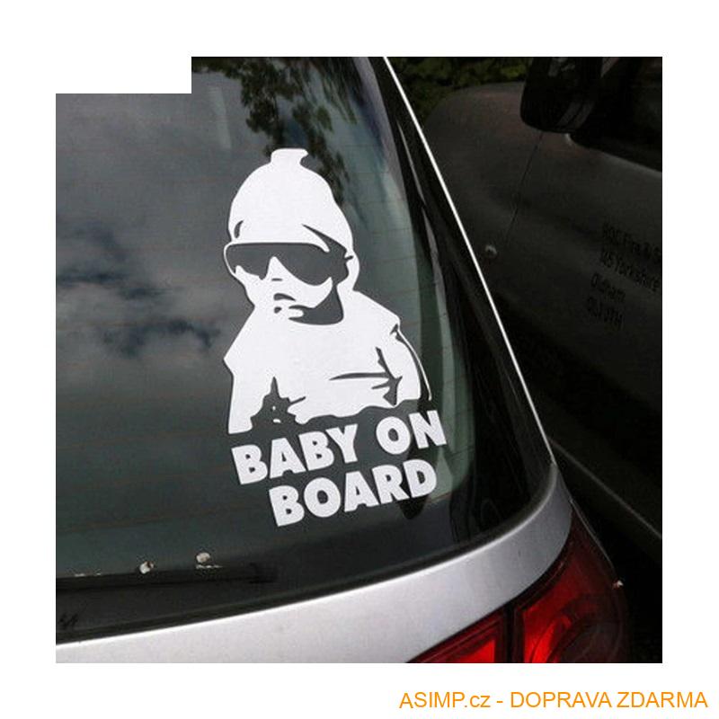 Samolepka na auto - Dítě v autě / A-000520