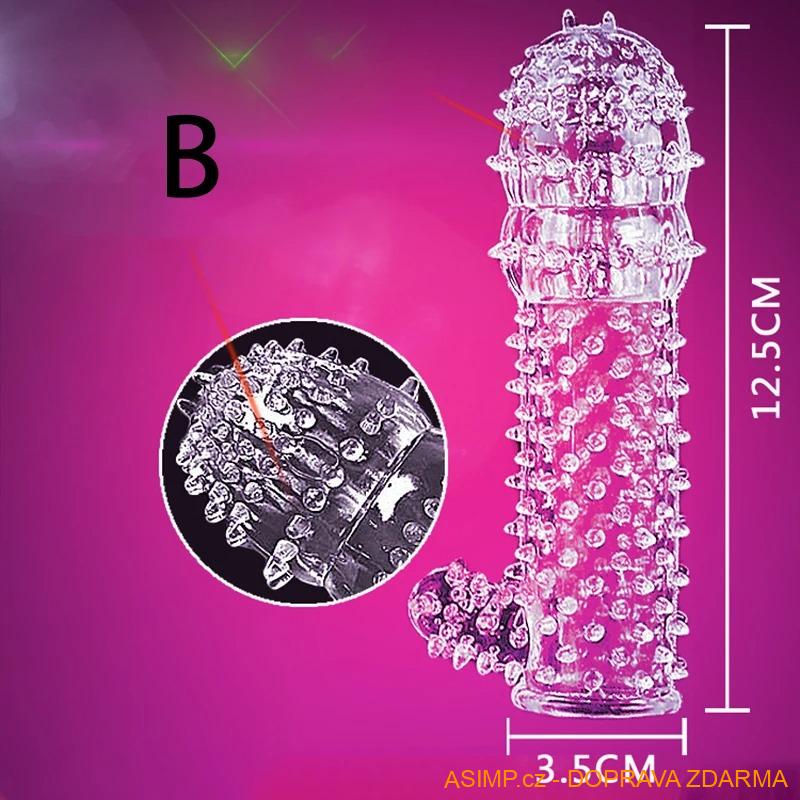 Stimulační kondom / A-000580c / DOPRAVA ZDARMA