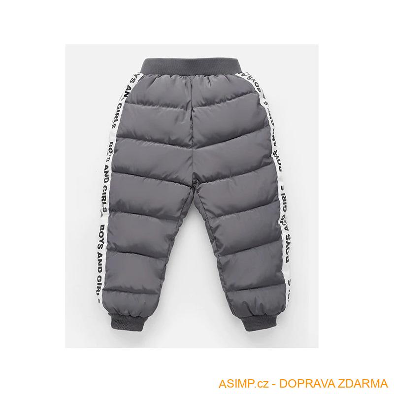 Dětské zateplené kalhoty / A-000600