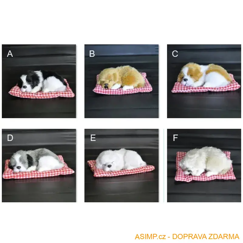 Plyšová hračka - štěně vydávající zvuky / A-000725 / DOPRAVA ZDARMA