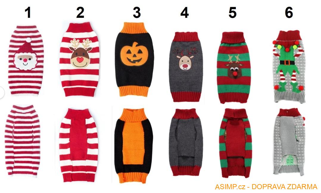 Vánoční svetr pro psy / A-000757