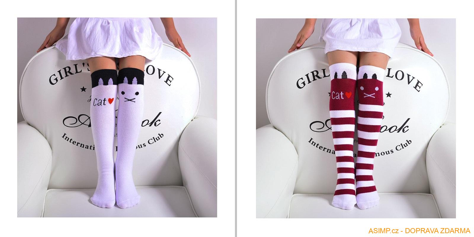 Dívčí podkolenky / A-000774 / DOPRAVA ZDARMA