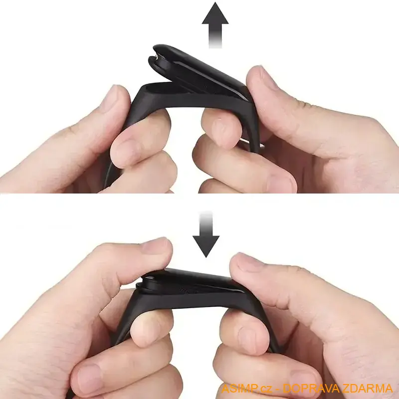 Silikonový náramek - pásek k hodinkám (Mi Band 4) / A-001575 / DOPRAVA ZDARMA