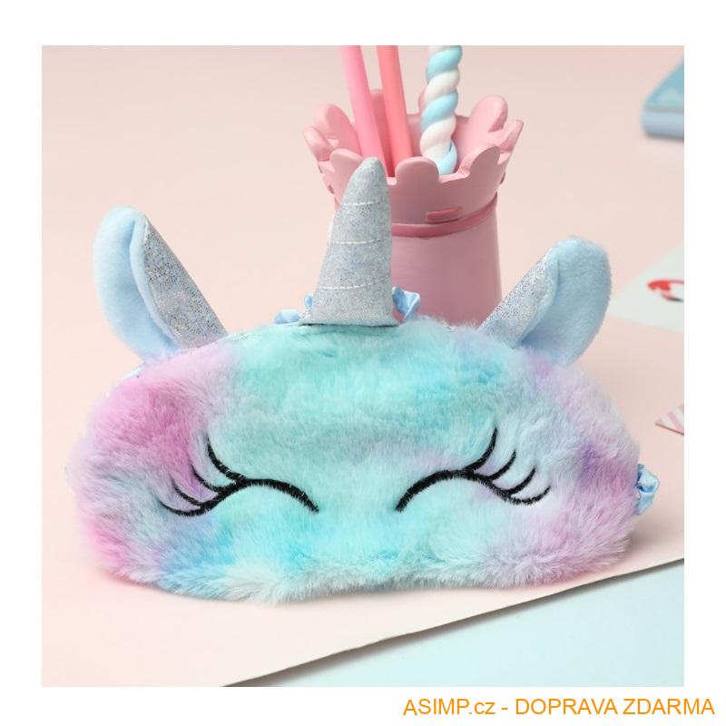 Oční maska na spaní - Jednorožec / A-001452 / DOPRAVA ZDARMA