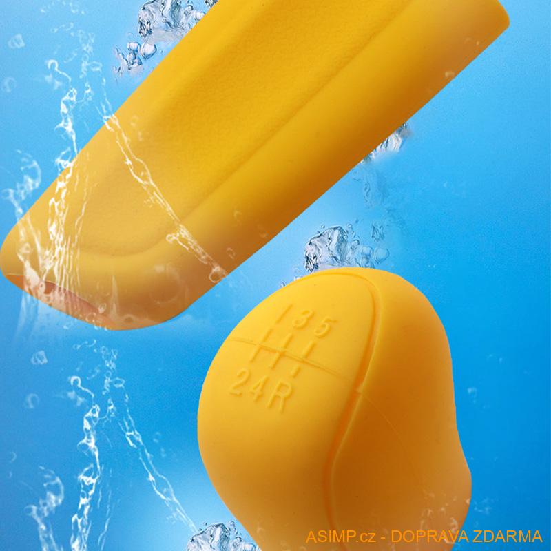 Silikonový kryt - potah na řadicí páku a ruční brzdu (modrá) / A-001196 / DOPRAVA ZDARMA