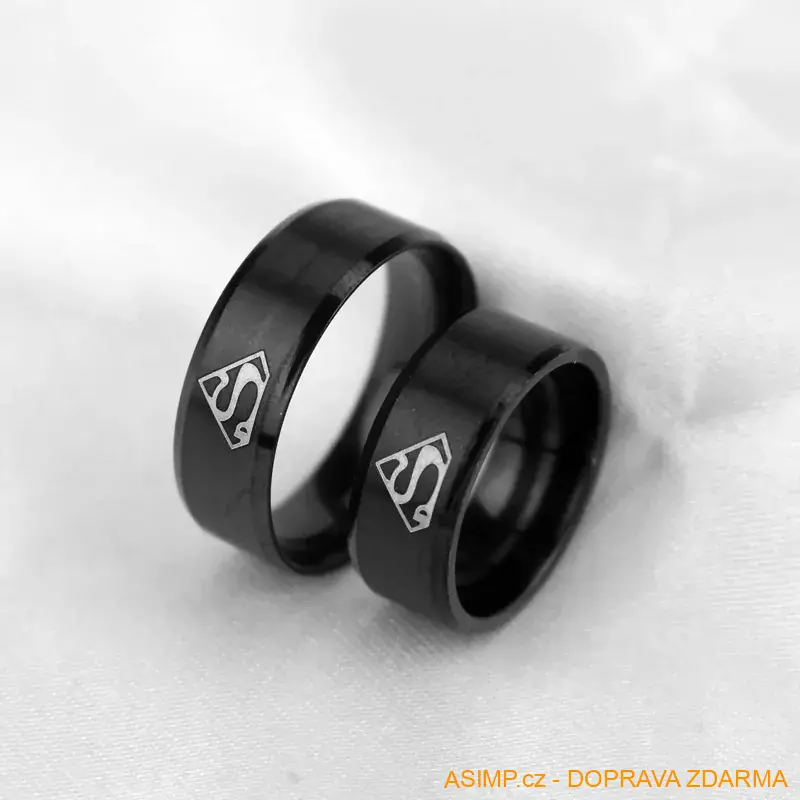 Pánský "akční" prsten - Superman (7) / A-001559 / DOPRAVA ZDARMA