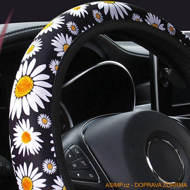 Potah na volant - Sedmikráska / A-001967 / DOPRAVA ZDARMA