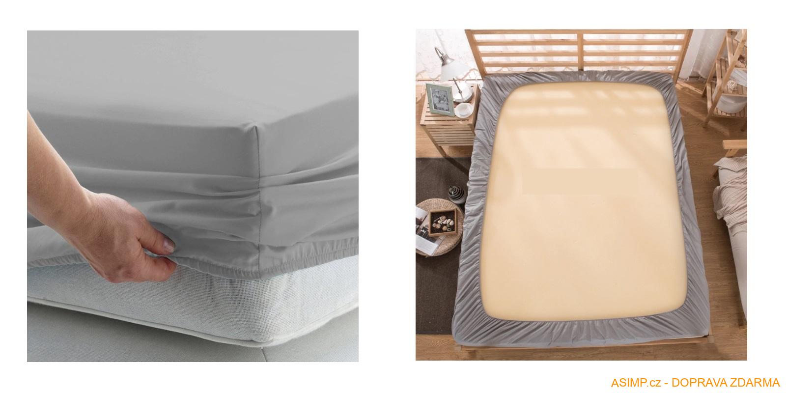 Prostěradlo s elastickým páskem / A-001708f