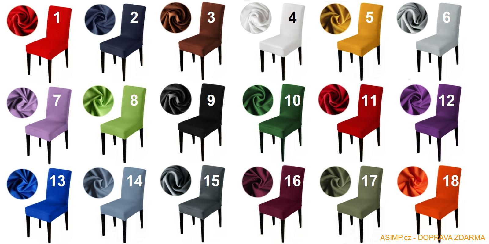 Strečový potah na židli / A-001731 / DOPRAVA ZDARMA