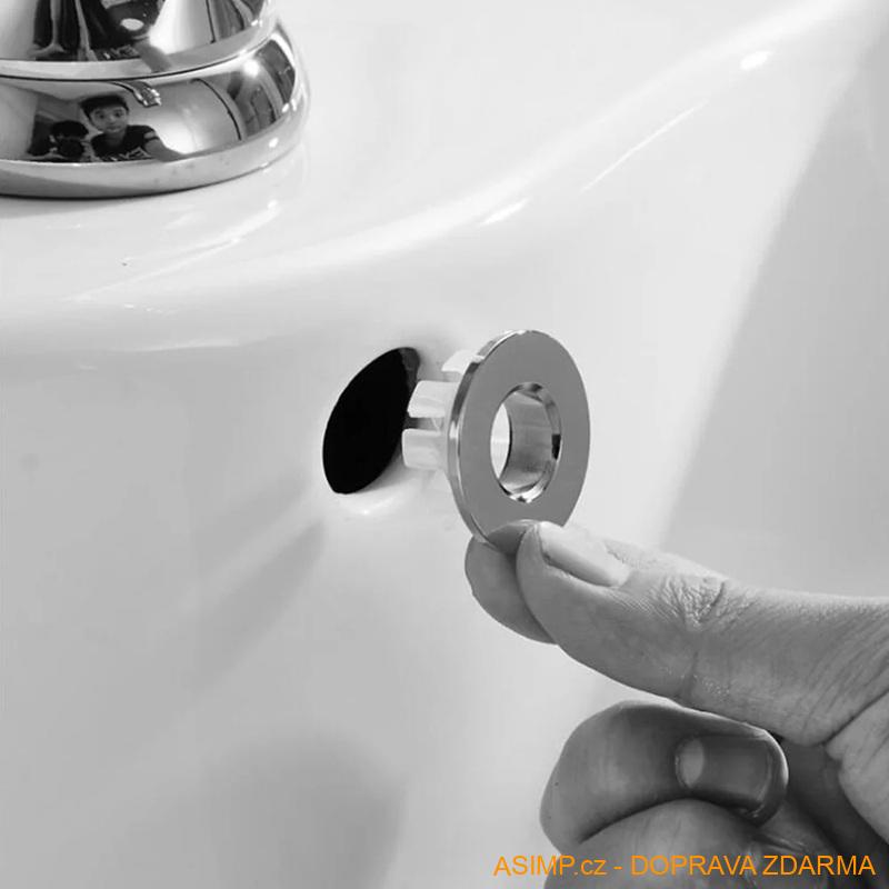 Ozdobná koncovka na přepadový otvor (barva bronzová) / A-002126 / DOPRAVA ZDARMA