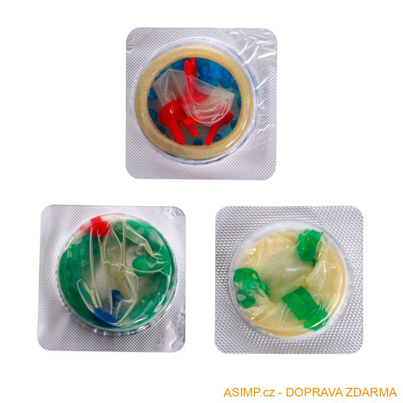Stimulační kondom (5 ks) / A-002125 / DOPRAVA ZDARMA