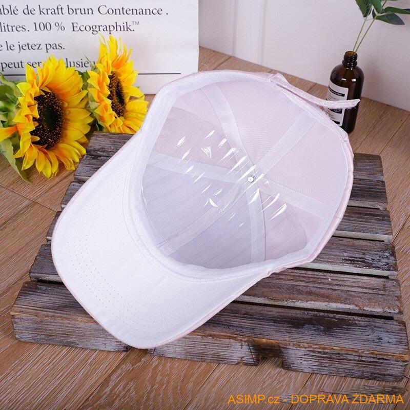 Dámská kšiltovka - motýlek (černá) / A-003031b / DOPRAVA ZDARMA