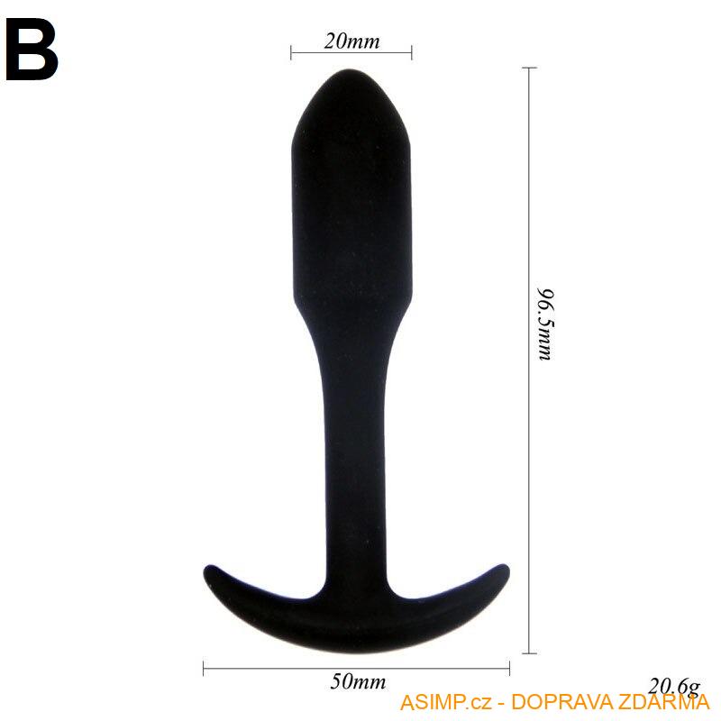 Anální silikonový kolík / A-002256 / DOPRAVA ZDARMA