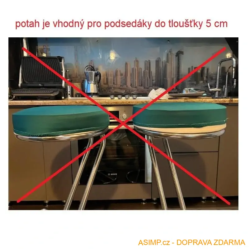 Kulatý strečový potah na židli ( barva žlutá) / A-003052 / DOPRAVA ZDARMA