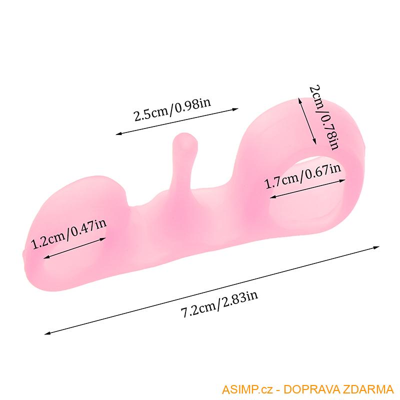 Silikonový separátor prstů / A-003081 / DOPRAVA ZDARMA