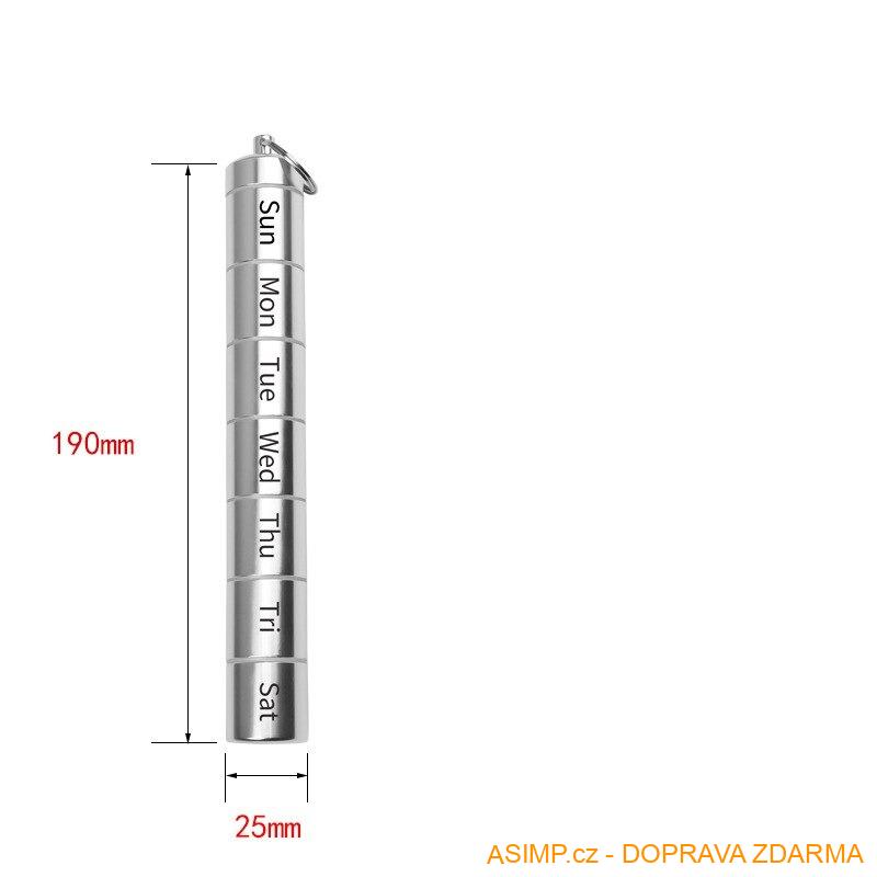 Box na léky (černá) / A-004047 / DOPRAVA ZDARMA