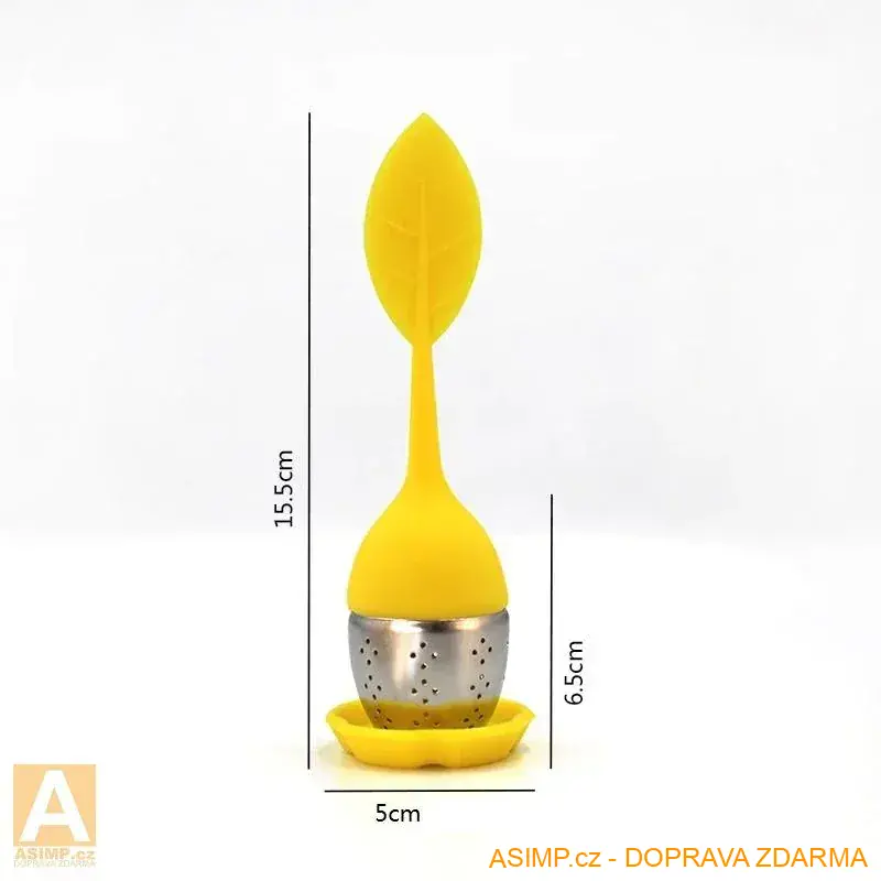 Čajové sítko (barva červená / A24-000075 / DOPRAVA ZDARMA