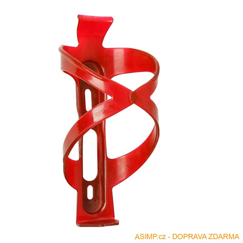 Držák na láhev na kolo (černý + červený) / A24-000082 / DOPRAVA ZDARMA