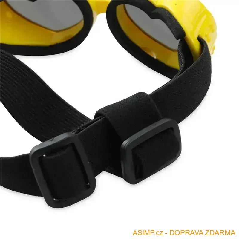 Sluneční brýle pro psy a kočky - Srdíčka (černá) / A-004086 / DOPRAVA ZDARMA