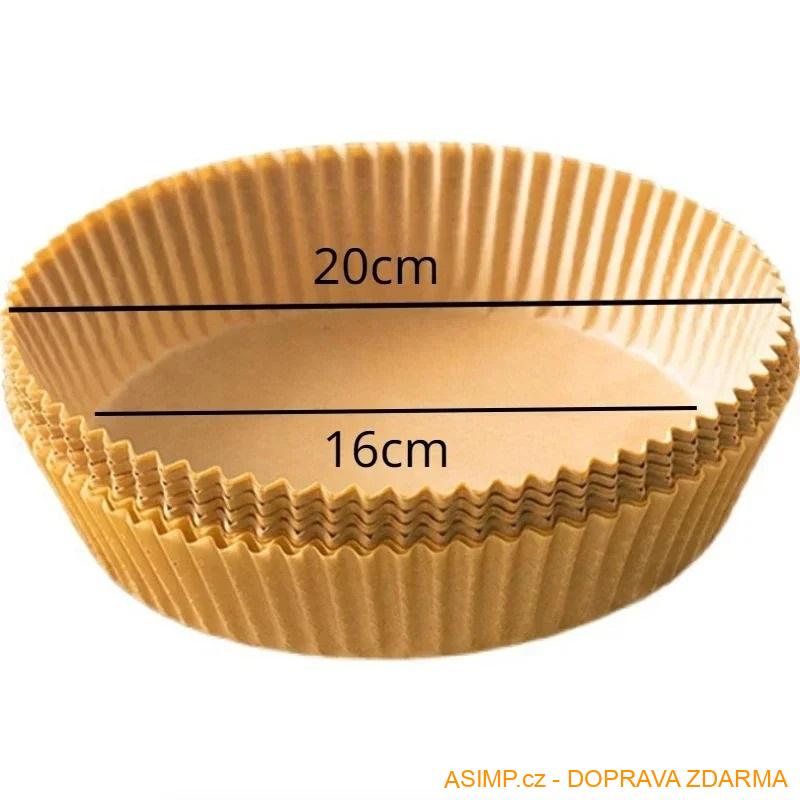 Pečicí papír do horkovzdušné fritézy (50 kusů - čtverec) / A-003133a1 / DOPRAVA ZDARMA
