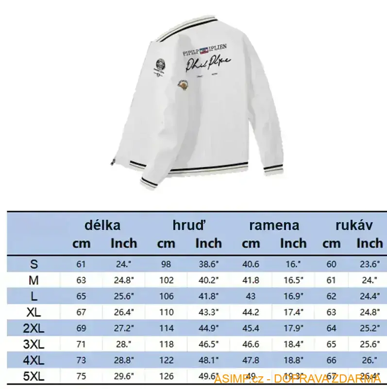 Pánská bunda s kulatým výstřihem / A-003192
