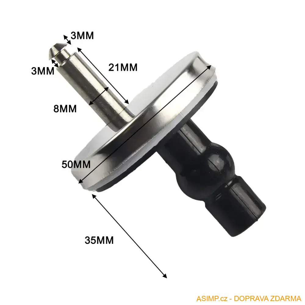 Sada náhradních závěsů na záchodové prkénko (4 ks)