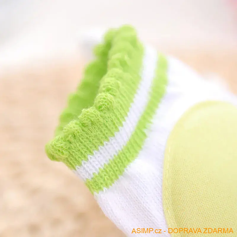 Chrániče kolen pro batolata - Pruhy (žlutá) / A-004026 / DOPRAVA ZDARMA