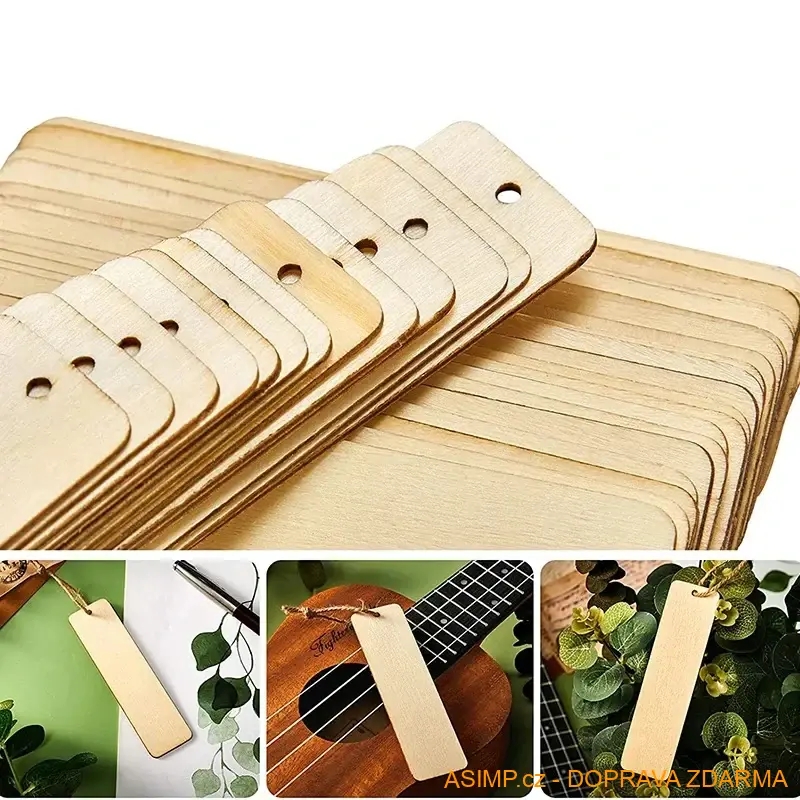 Dřevěné jmenovky na dárky / A-004161 / DOPRAVA ZDARMA