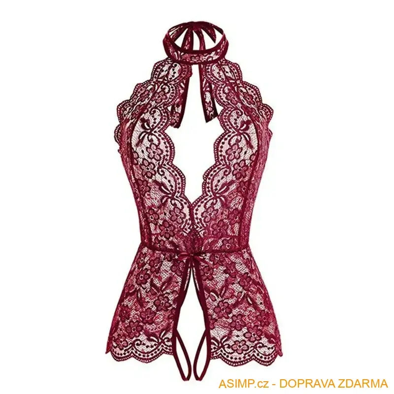 Erotické krajkové dámské spodní prádlo (černá - XL) / A-004109 / DOPRAVA ZDARMA