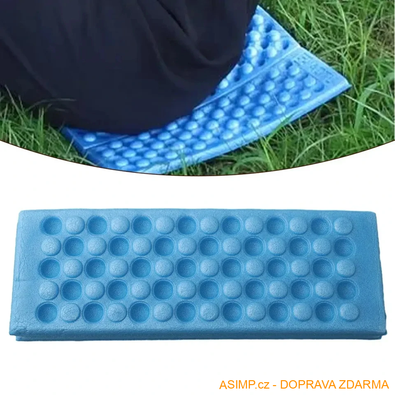 Outdoorová skládací podložka (barva - modrá) / A-004171 / DOPRAVA ZDARMA