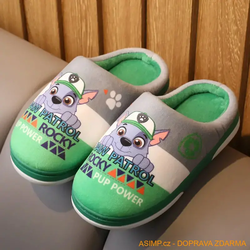 Dětské pantofle / tlapková patrola