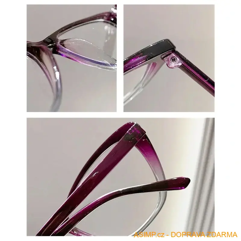 Dámské dioptrické brýle (barva modrá - počet dioptrií: 1,5) / A-004153 / DOPRAVA ZDARMA