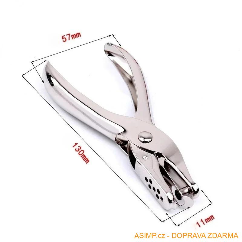 Kovové děrovací kleště (průměr 6 mm) / A-004199 / DOPRAVA ZDARMA