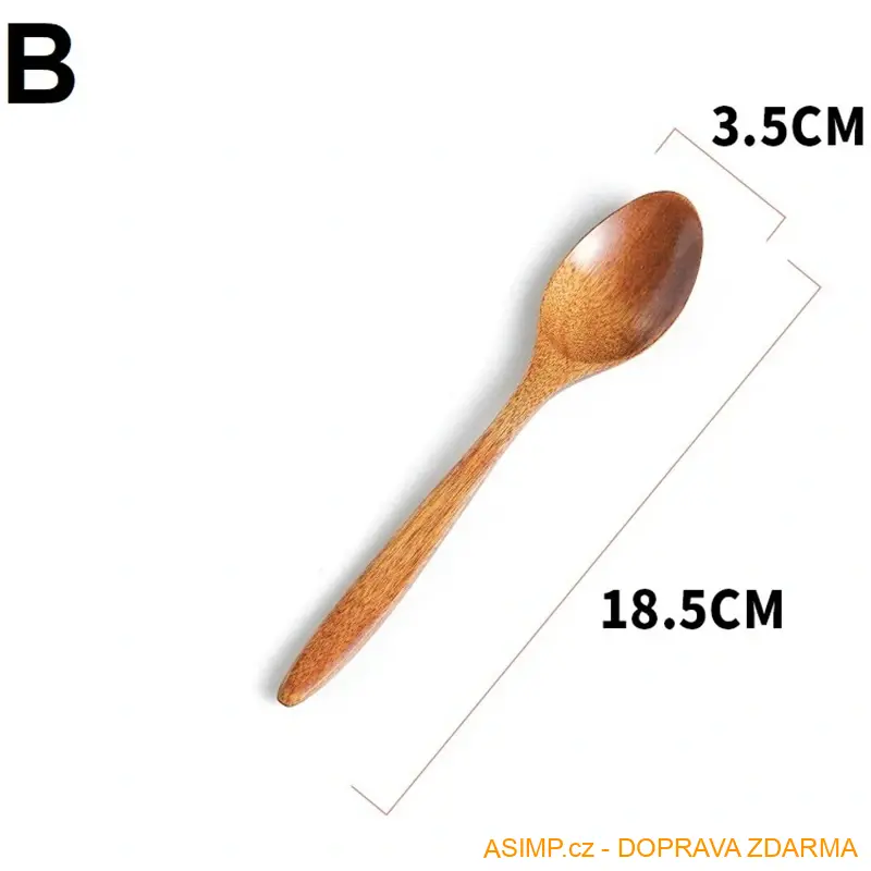 Bambusová lžíce (B) / A-000833 / DOPRAVA ZDARMA