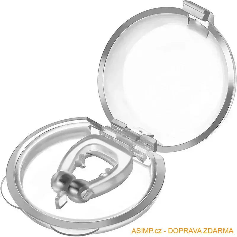 Silikonová nosní svorka proti chrápání / A-000290 / DOPRAVA ZDARMA