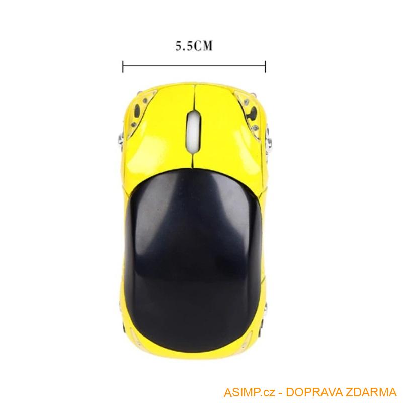 Bezdrátová myš - autíčko / A-000761 / DOPRAVA ZDARMA