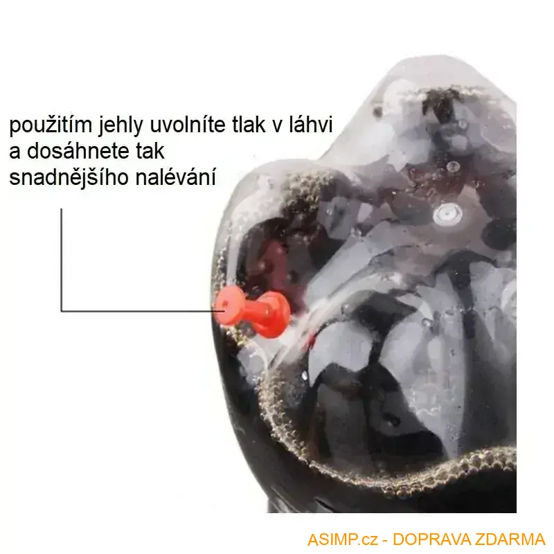 Nápojová pípa - dávkovač sycených nápojů / A-001168 / DOPRAVA ZDARMA