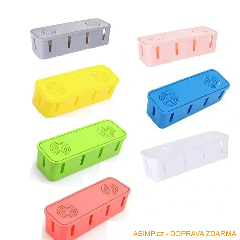 Bezpečnostní box na prodlužovací kabel - šedá / A-001678 / DOPRAVA ZDARMA