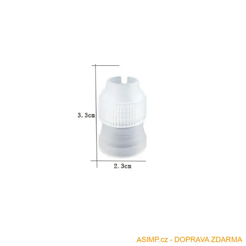 Sáček + nástavce na zdobení dortů (26 ks - barva červená) / A-004063 / DOPRAVA ZDARMA