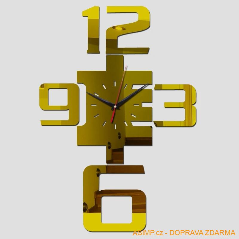 Nástěnné nalepovací hodiny / A-002273 / DOPRAVA ZDARMA