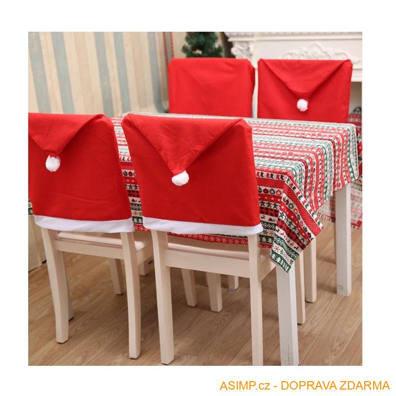 Potah na židli - vánoční motiv / A-002132 / DOPRAVA ZDARMA